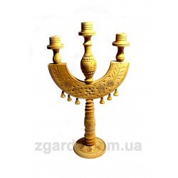 Свічник дерев'яний 18х32 (СД 01-09)