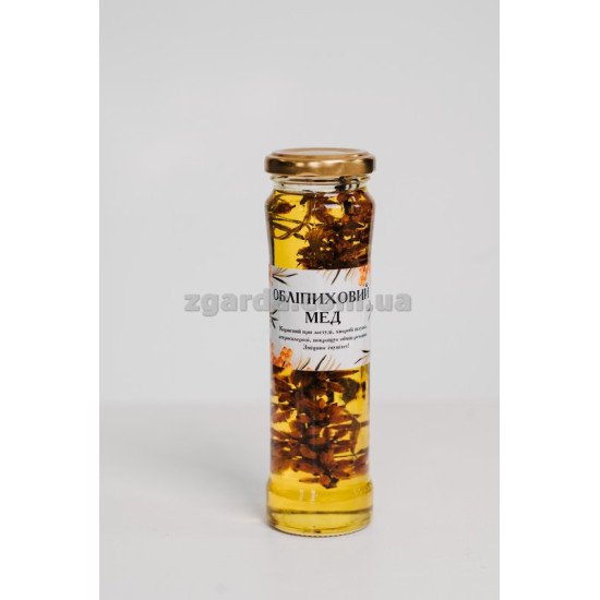 Карпатський обліпиховий мед 220 гр. (КМ 01-75)