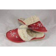 Тапочки кожаные (ТШ 02-14)