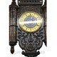 Wooden clock  80х47х10 (ГД 01-07)