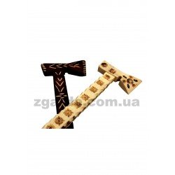 Дерев'яний топірець 45х12х5 (ОПТ 01-53)