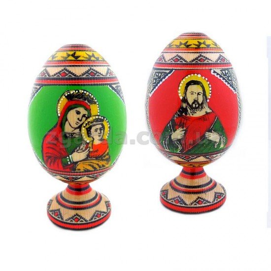 Писанка дерев'яна 13х6 (ОПТ 02-04)