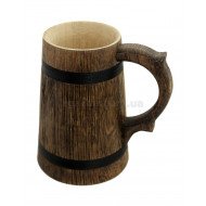 Wooden mug 16х12 0,5 l (БД 01-12)