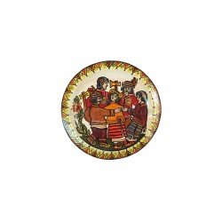 Тарілка розписна діаметр 25 (ТД 01-11)