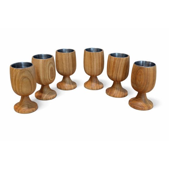 Wooden cups 50 grams. (BD 01-78)