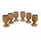 Wooden cups 50 grams. (BD 01-78)