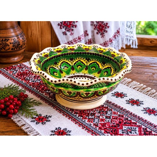 Косівська керамічний салатник  17х8 (КК 02-18)