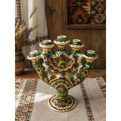 Косовская керамика пятиподсвечник 25х27х12 (КК 02-23)