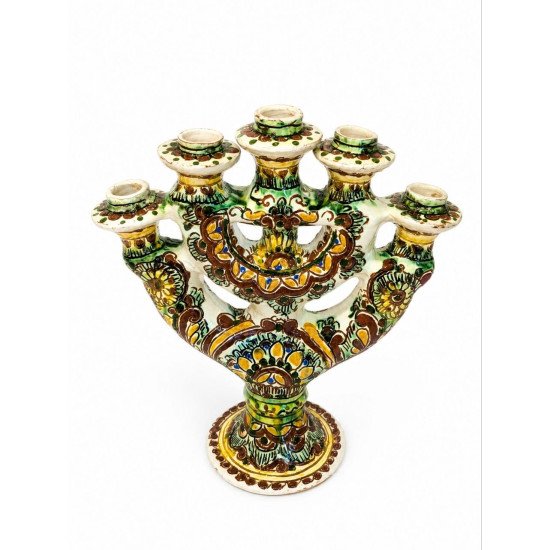 Косовская керамика пятиподсвечник 25х27х12 (КК 02-23)