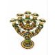Косовская керамика пятиподсвечник 25х27х12 (КК 02-23)