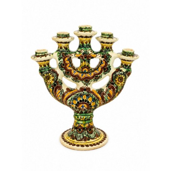 Косовская керамика пятиподсвечник 25х27х12 (КК 02-23)