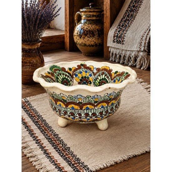 Косовский керамический салатник 18х10 (КК 02-32)