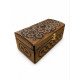 Шкатулка украшена бисером 21х11х10 (ШК 01-52)