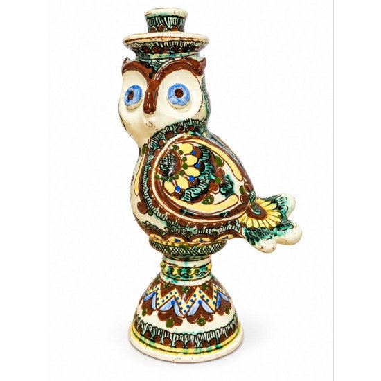 Kosiv ceramics candlestick 37x17x12 (KK 02-37)